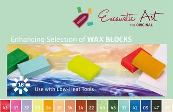 # Encaustic 16 x Wax Blocks - Enhancing Selection - Click Image to Close